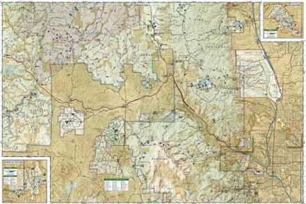 National Geographic Pikes Peak / Canon City Topographic Map 1