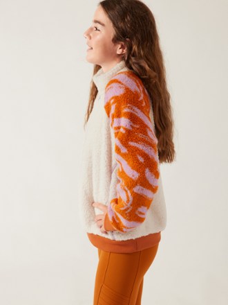 Athleta So Snug Sherpa Half-Zip Pullover - Girls' 2
