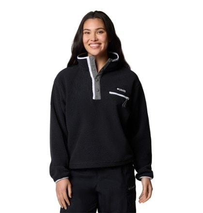Columbia Helvetia II Cropped Half-Snap Fleece Pullover - Women's 0