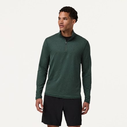 Vuori Ponto Half-Zip Mock-Neck Shirt - Men's 6