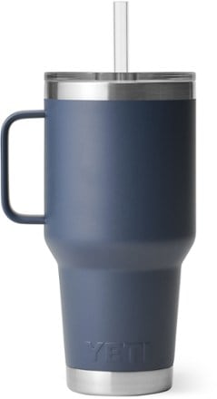 YETI Rambler 35 oz Straw Mug, Vacuum Insulated, Stainless Steel, Peak Purple