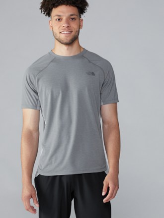 north face t shirt and shorts