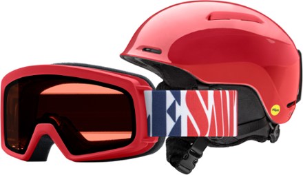 Smith Glide Jr. Mips Snow Helmet/Rascal Goggles Combo - Kids' 2