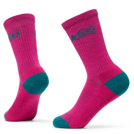 REI Co-op Trailsmith Merino Wool Lightweight Crew Socks - Toddlers'/Kids' 0