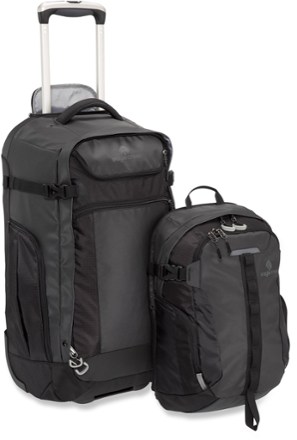 carry on wheeled backpack with removable daypack