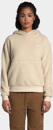 north face sherpa pullover women's