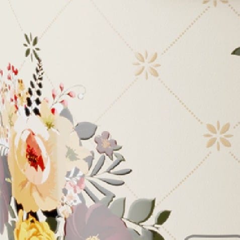 Swatch Image of color Quilted Florals