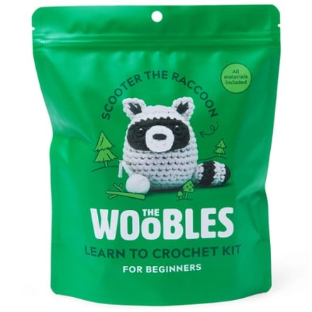 The Woobles Scooter the Raccoon Crochet Kit 2