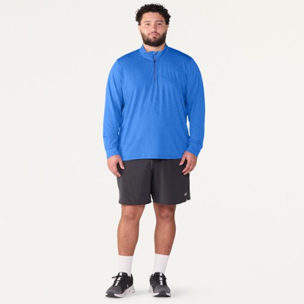 Haut zip manches longues Femme Nike M NK DF ACD23 DRIL TOP BR Bleu