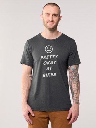 Ostroy Pretty Okay At Bikes T-Shirt 1