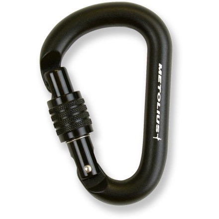 Metolius Element Locking Carabiner - Black 1