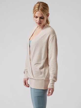 Athleta Purana V-Neck Wrap Sweatshirt - Women's 2