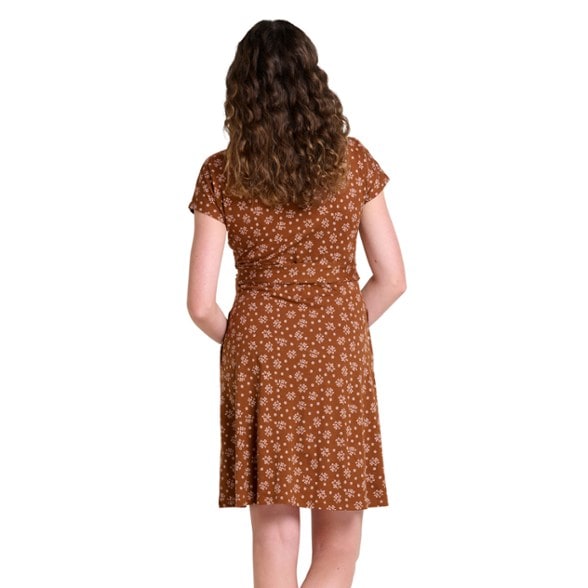 On Body Image of color Fawn Polka Dot Print