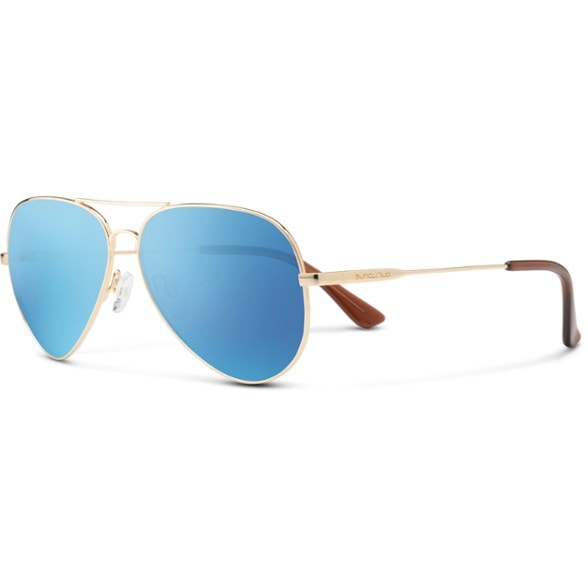 Gold Polarized Aqua Mirror