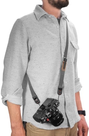 Peak Design Camera Leash In use (Ash)