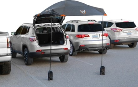 New Outdoor Portable Car Side Awning Rooftop Tent Shade SUV Camping Travel  Hiking Picnic Tents Accessories Kit