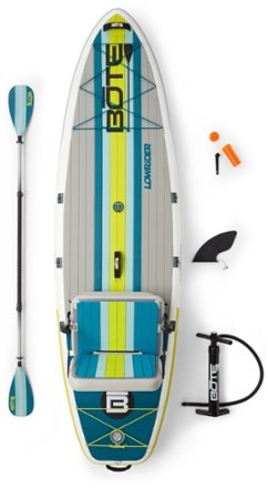 BOTE LowRider Aero Inflatable Paddle Board with Paddle - 10'6" 1