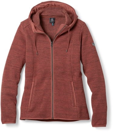 fleece with hood womens