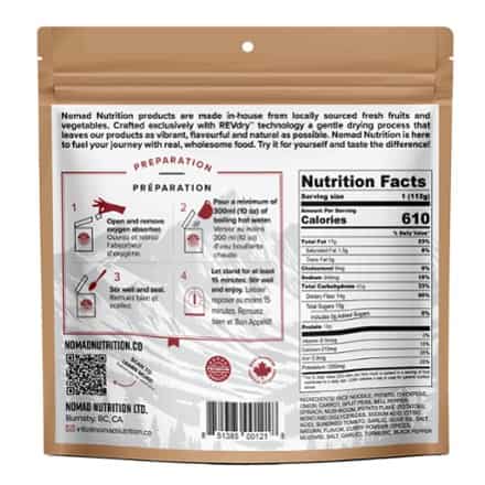 Nomad Nutrition Kathmandu Curry - 1 Serving 1