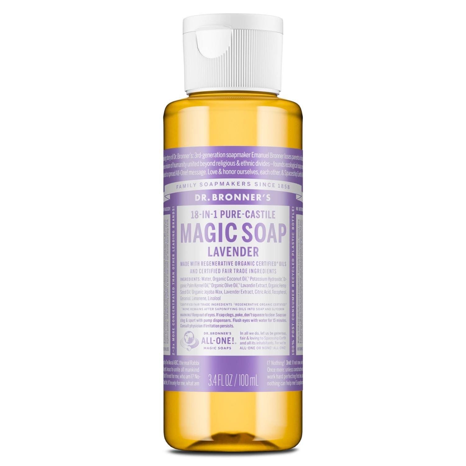 18-in-1 Pure-Castile Magic Soap – 3.4 fl. oz.
