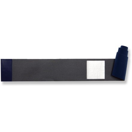 Rolled out and gauze inserted