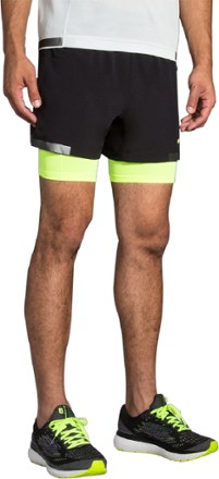Brooks Carbonite 2-in-1 Shorts - Men's 5" Inseam 3