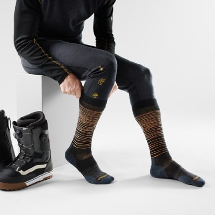 Smartwool Snowboard Full Cushion Iguchi Pattern Over The Calf Socks - Men's 1