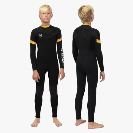 VISSLA 7 Seas 3-2 Full Chest-Zip Wetsuit - Boys' 1