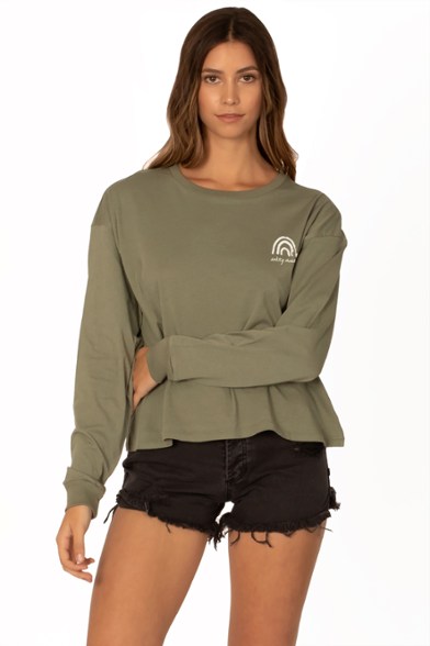 On Body Image of color Dusty Green