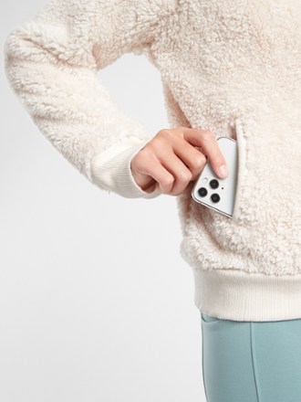 Athleta So Snug Sherpa Fleece Jacket - Girls' 4