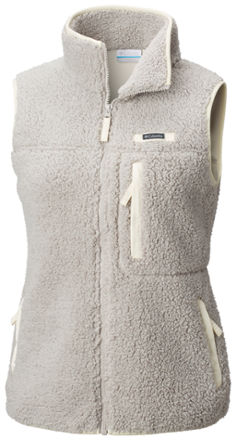 columbia women's mountain side heavyweight fleece vest