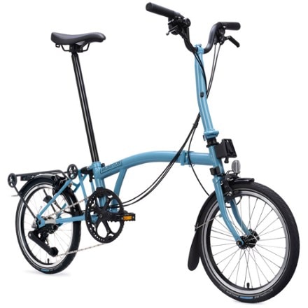 Brompton C Line 4-Speed Mid Handlebar Bike with Rack 2