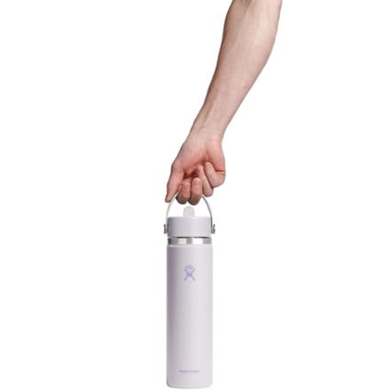 Hydro Flask Wide-Mouth Vacuum Water Bottle with Flex Straw Cap - 24 fl. oz. 2
