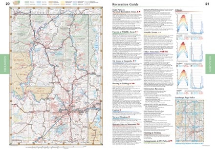 Benchmark Maps Washington Road & Recreation Atlas - 9th Edition 2