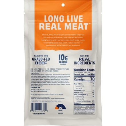 Country Archer Jerky Co. Grass-Fed Beef Jerky - 7 oz. 1