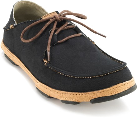 olukai lace up shoes