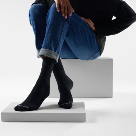 Smartwool Everyday Solid Rib Crew Socks 1