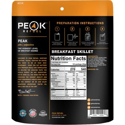 PEAK REFUEL Breakfast Skillet - 2 Servings 1