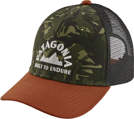 patagonia camo trucker hat