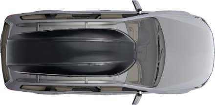 Yakima SkyBox 18 Carbonite Cargo Roof Box alternate view (Black)