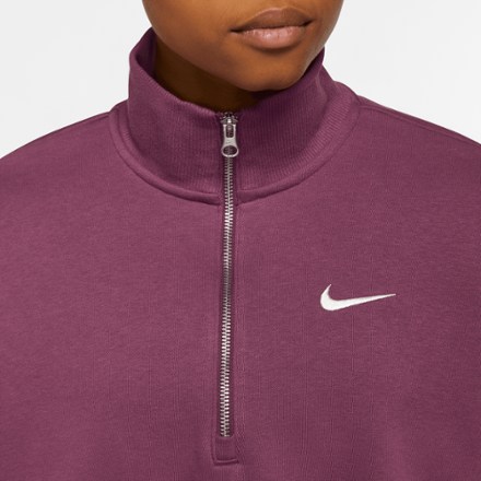 Nike Phoenix Fleece Oversize Half-Zip Crop Sweatshirt - Women's 2