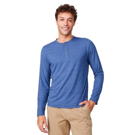 Free Country Super Loft Long-Sleeve Henley Shirt - Men's 0