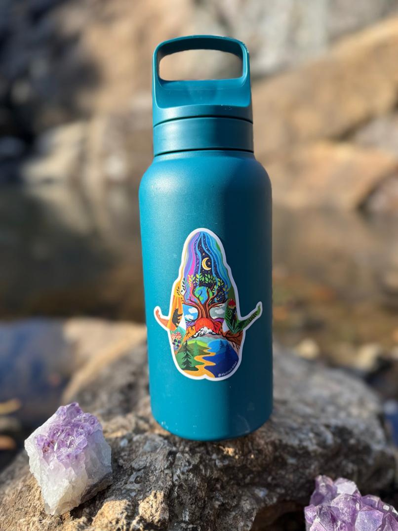 Location Image for Yoga Gal Sticker