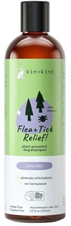 kin+kind Flea and Tick Spray and Shampoo Set 1