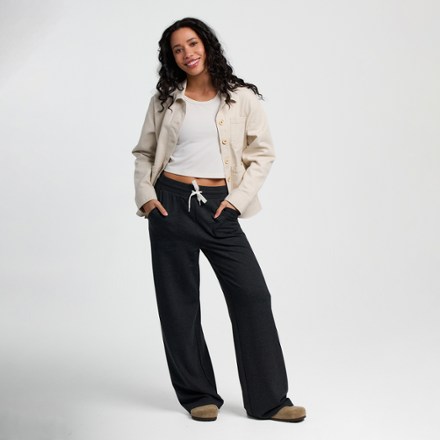 Free Fly Lightweight Fleece Wide Leg Pants - Women's 2