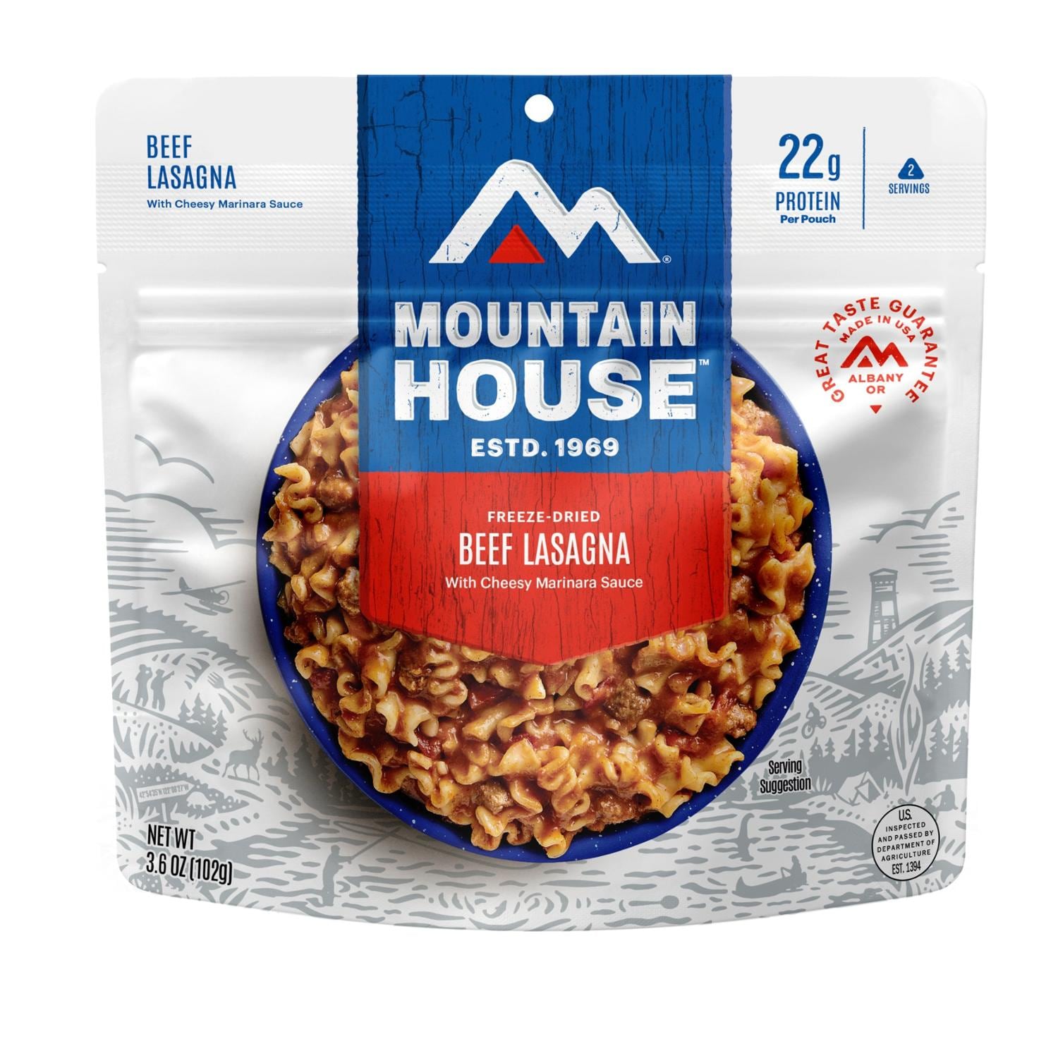 Lasagna with Meat Sauce - 2 Servings
