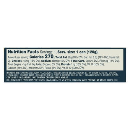 Patagonia Provisions Sardines and Beans 2