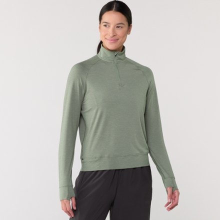 REI Co-op Active Pursuits Long-Sleeve Quarter-Zip Pullover - Women's 1