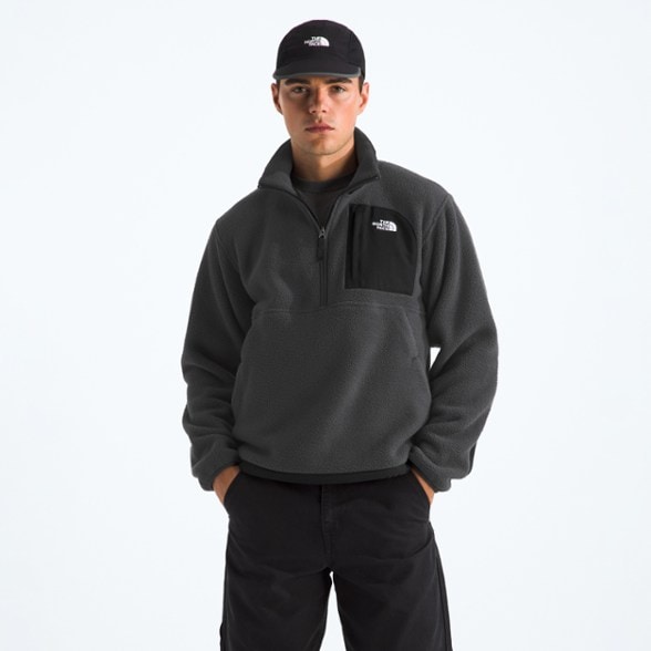 On Body Image of color Asphalt Grey/Tnf Black