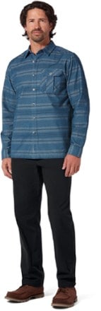 Royal Robbins Covert Cord Organic Cotton Stripe Long-Sleeve Shirt - Men's 1